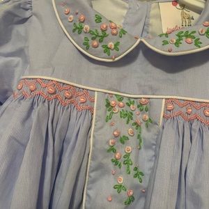 Eliza James 18m embroidered long sleeve dress